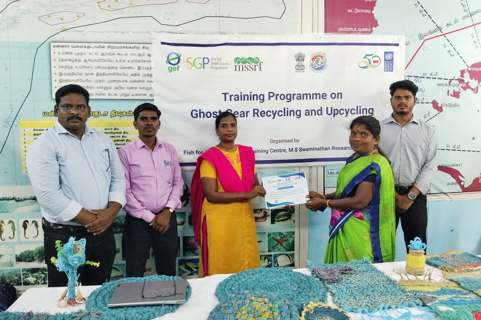 Combat marine pollution in the Gulf of Mannar region