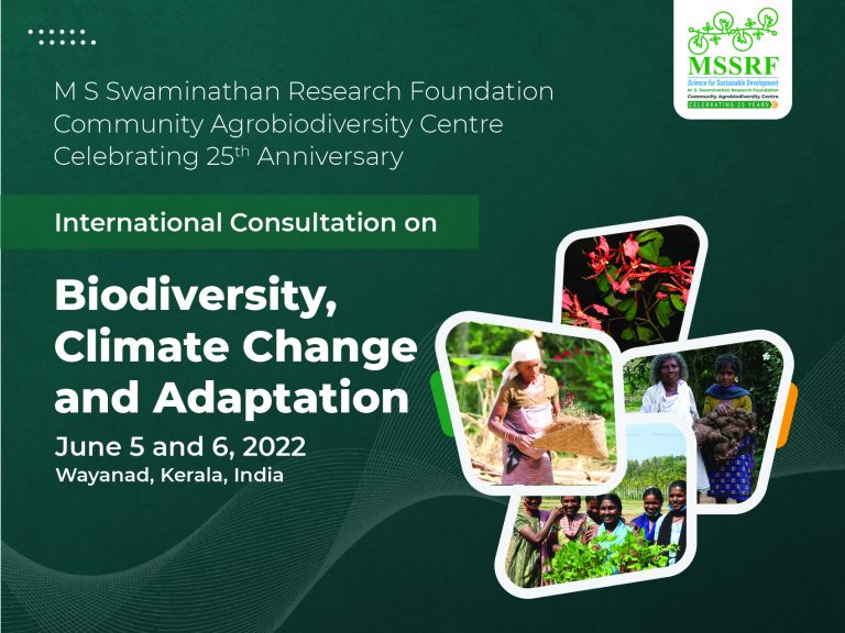 International Consultation On ‘biodiversity, Climate Change And Adaptation’